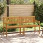 Preview: ARDEBO.de - Bank Outdoor Natur 180 x 55,5 x 90 cm Massivholz Akazie