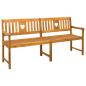 Preview: Bank Outdoor Natur 180 x 55,5 x 90 cm Massivholz Akazie