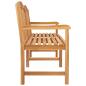 Preview: Handgefertigte Rosenbank 150 x 60 x 90 cm Massivholz Teak Natur