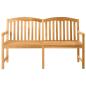 Preview: Handgefertigte Rosenbank 179,5 x 61 x 90 cm Massivholz Teak