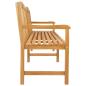 Preview: Handgefertigte Rosenbank 228 x 60 x 90 cm Massivholz Teak Natur