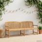 Preview: ARDEBO.de - Handgeschnitzte Muschel-Bank 228 x 61 x 94,5 cm Massivholz Teak
