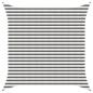Preview: ARDEBO.de - Sonnensegel Hellgrau und Weiß 3,6 x 3,6 m HDPE