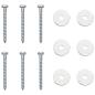 Preview: Erdanker 6 stk. Galvanisiertes Metall Silber