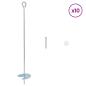 Preview: Erdanker 10 stk. Galvanisiertes Metall Silber