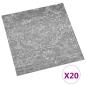 Preview: Selbstklebende Bodenplanken Betongrau 30,5 x 30,5 cm 20 Stk.