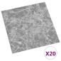 Preview: Selbstklebende Bodenplanken Grau und Weiß 30,5 x 30,5 cm