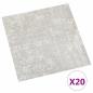 Preview: Selbstklebende Bodenplanken Hellgrau 30,5 x 30,5 cm 20 stk. PVC