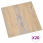 Preview: Selbstklebende Bodenplanken Braun und Grau 30,5 x 30,5 cm