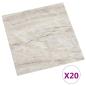 Preview: Selbstklebende Bodenplanken Beige 30,5 x 30,5 cm 20 Stk. PVC