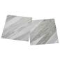 Preview: Selbstklebende Bodenplanken Grau gestreift 30,5 x 30,5 cm