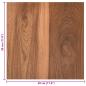 Preview: Selbstklebende Bodenplanken Holzfarbe 30,5 x 30,5 cm 20 stk.