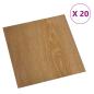 Preview: Selbstklebende Bodenplanken Holz 30,5 x 30,5 cm 20 stk. PVC