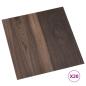 Preview: Selbstklebende Bodenplanken Dunkelbraun 30,5 x 30,5 cm 20 Stk.