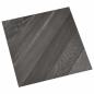 Preview: ARDEBO.de - Selbstklebende Bodenplanken Gestreift Grau 30,5 x 30,5 cm