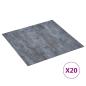 Preview: Selbstklebende Bodenplanken Grau Marmor 30,5 x 30,5 cm 20 Stk.