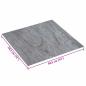 Preview: Selbstklebende Bodenplanken Braun und Anthrazit 30,5 x 30,5 cm
