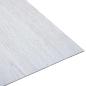Preview: Selbstklebende Bodenplanken Weiß 30,5 x 30,5 cm 20 Stk. PVC