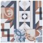 Preview: Selbstklebende Bodenplanken Mono Muster 30,5 x 30,5 cm 20 stk.