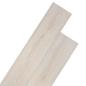 Preview: ARDEBO.de - Selbstklebende PVC-Bodenplanken Eiche Klassik Weiß 30,5 x 61 cm