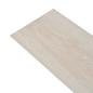 Preview: Selbstklebende PVC-Bodenplanken Eiche Klassik Weiß 30,5 x 61 cm