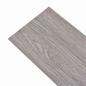 Preview: Selbstklebende PVC-Bodenplanken Dunkelgrau 30,5 x 61 cm 28 Stk.