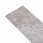 Preview: Selbstklebende PVC-Bodenplanken Erdgrau 30,5 x 61 cm 28 stk.