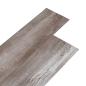 Preview: ARDEBO.de - Selbstklebende PVC-Bodenplanken Mattes Holz Braun 30,5 x 61 cm