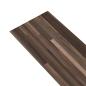Preview: Selbstklebende PVC-Bodenplanken Gestreiftes Braun 30,5 x 61 cm