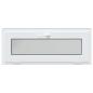 Preview: Kellerfenster RISOR 110 x 40 cm PVC und klares, glattes Glas