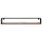 Preview: Wandregale 2 Stk. 120 cm Massivholz Akazie
