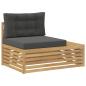 Preview: 4 stk. Outdoor-Sofagarnitur Polyester Weiß