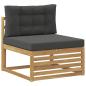 Preview: 5 stk. Outdoor-Sofagarnitur Polyester Weiß