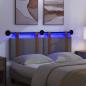 Preview: Hängendes Kopfteil Mit LED Licht Dunkelgrau Antikes PU