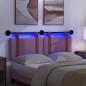 Preview: Hängendes Kopfteil Mit LED Licht Rosa Antikes PU
