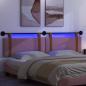 Preview: Hängendes Kopfteil Mit LED Licht Rosa Antikes PU