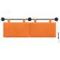 Preview: Hängendes Kopfteil Mit LED Licht Orange Cordstoff