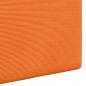 Preview: Hängendes Kopfteil Mit LED Licht Orange Cordstoff