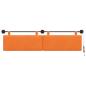 Preview: Hängendes Kopfteil Mit LED Licht Orange Cordstoff