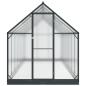 Preview: Garten Gewächshaus mit Tür Anthrazit 183,5 x 423,5 x 207 cm