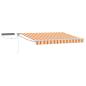 Preview: Elektrische ausziehbare Markise Mehrfarbig 3 x 2,5 m
