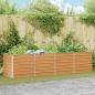 Preview: ARDEBO.de - Hochbeet Hellbraun 320 x 80 x 77 cm Verzinkter Stahl