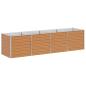 Preview: Hochbeet Hellbraun 320 x 80 x 77 cm Verzinkter Stahl