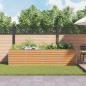 Preview: Hochbeet Hellbraun 320 x 80 x 77 cm Verzinkter Stahl