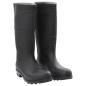 Preview: ARDEBO.de - Gummistiefel Schwarz Größe 46 PVC