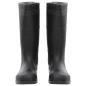 Preview: Gummistiefel Schwarz Größe 46 PVC