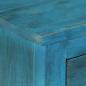 Preview: Nachttisch Massivholz Mango 40x30x50 cm Blau