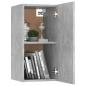 Preview: 4-tlg. TV-Schrank-Set Betongrau Holzwerkstoff