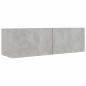 Preview: 9-tlg. TV-Schrank-Set Betongrau Holzwerkstoff