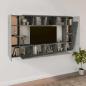 Preview: 8-tlg. TV-Schrank-Set Betongrau Holzwerkstoff